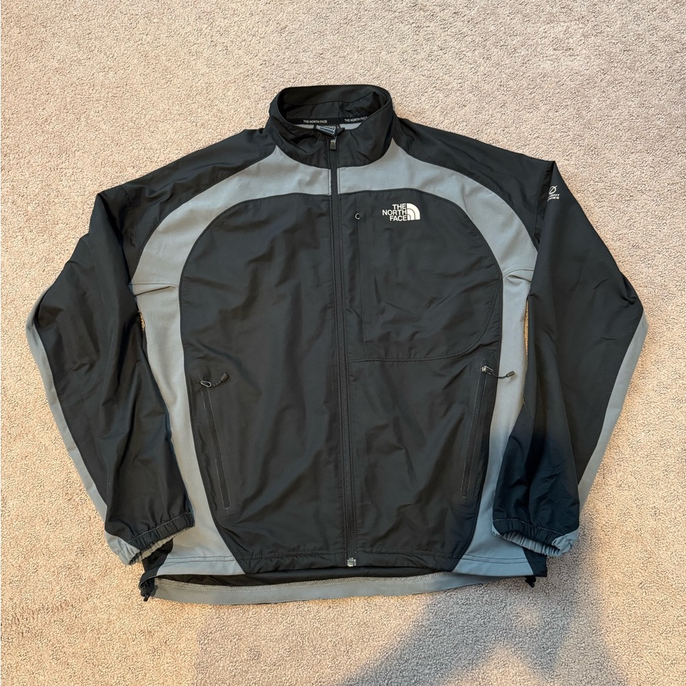 The North Face Flight Series Black and Gray Windbreaker Large